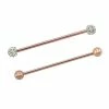 Best Sale 𧨠CZ Rose Goldtone Industrial Barbells 2 Pack - 14 Gauge π 2 Best Sale 𧨠CZ Rose Goldtone Industrial Barbells 2 Pack - 14 Gauge π -Playboy Shop 03380755 a
