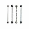 Best reviews of 😉 Black and White Splatter Industrial Barbell 4 Pack - 14 Gauge ✔️ -Playboy Shop 03398435 a