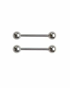 Best Pirce 🧨 Basic Nipple Barbells 1 Pair - 16 Gauge 🤩