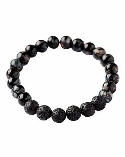 Coupon 👍 Black Marble Lava Bracelet ⌛