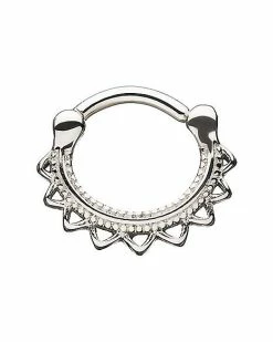 Deals ❤️ Spiked Clicker Septum Ring - 16 Gauge 🔔