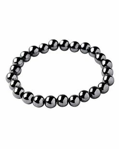 Deals 🔔 Gunmetal-Effect Beaded Bracelet ⌛
