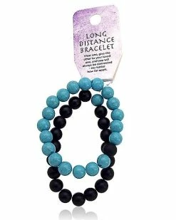 Best Pirce 🌟 Black & Turqouise Distance Bracelets ⭐ -Playboy Shop 03414323 d