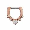 Cheapest π₯° Rose Goldtone Opal-Effect Heart Clicker Septum Ring - 16 Gauge π 2 Cheapest π₯° Rose Goldtone Opal-Effect Heart Clicker Septum Ring - 16 Gauge π -Playboy Shop 03414760 a