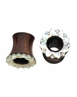 Cheap 🔔 Wood Pearl-Effect Tunnel Plugs ✔️