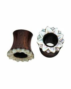 Cheap 🔔 Wood Pearl-Effect Tunnel Plugs ✔️ -Playboy Shop 03419165 c