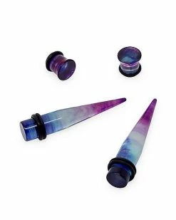 Coupon 🌟 Multi-Pack Galaxy Plugs and Tapers - 2 Pair 🧨