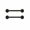 Best Sale 👍 Blackplated CZ Nipple Barbells 1 Pair - 14 Gauge 🧨 -Playboy Shop 03428935 a