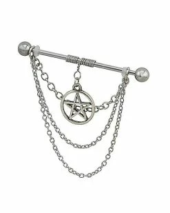 Hot Sale π₯° Pentagram Dangle Industrial Barbell - 14 Gauge π 5 Hot Sale π₯° Pentagram Dangle Industrial Barbell - 14 Gauge π -Playboy Shop 03460623 b