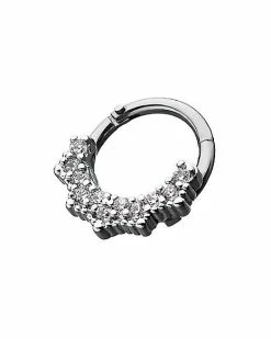 Deals 🌟 CZ Hinged Septum Ring - 16 Gauge 🤩 -Playboy Shop 03466224 b