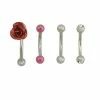 Flash Sale π Multi-Pack Rose Curved Barbells 4 Pack - 16 Gauge π 2 Flash Sale π Multi-Pack Rose Curved Barbells 4 Pack - 16 Gauge π -Playboy Shop 03466562 a