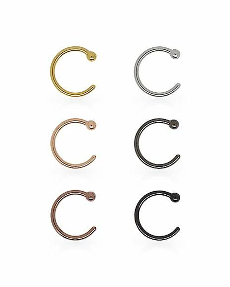 Best deal β Multicolor Nose Ring 6 Pack - 20 Gauge π 4 Best deal β Multicolor Nose Ring 6 Pack - 20 Gauge π - Image 2