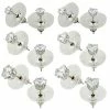 Coupon 💯 Multi-Pack Round Heart CZ Stud Earrings - 6 Pair 🧨 -Playboy Shop 03467677 a