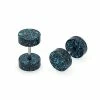 Outlet ❤️ Teal Splatter Fake Plugs - 18 Gauge 🎁 -Playboy Shop 03467990 a