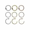 Discount π Multi-Pack Plated CZ Hoop Nose Rings 9 Pack - 18 Gauge β€οΈ 1 Discount π Multi-Pack Plated CZ Hoop Nose Rings 9 Pack - 18 Gauge β€οΈ -Playboy Shop 03468006 a