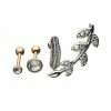 Best reviews of 😍 Multi-Pack CZ Leaf Cartilage Earrings 4 Pack - 18 Gauge 🛒 -Playboy Shop 03468691 a