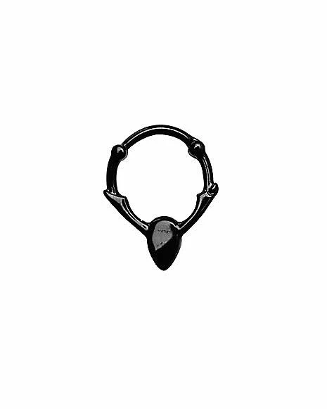 Hot Sale π Opal-Effect Hinged Septum Ring - 16 Gauge π― 4 Hot Sale π Opal-Effect Hinged Septum Ring - 16 Gauge π― - Image 2