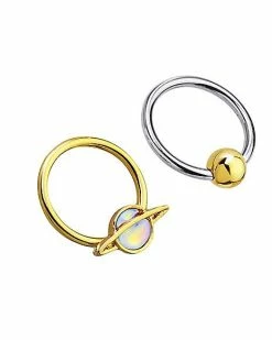 Cheap π Multi-Pack Goldtone Saturn Captive Bead Rings 2 Pair - 16 Gauge π 7 Cheap π Multi-Pack Goldtone Saturn Captive Bead Rings 2 Pair - 16 Gauge π -Playboy Shop 03473501 b