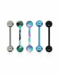 Budget ⭐ Multi-Pack Barbells 5 Pack - 14 Gauge 🎉