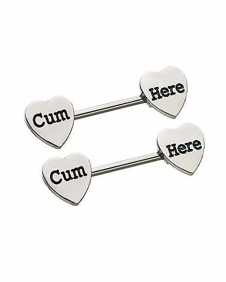 Discount 𧨠Cum Here Nipple Barbells - 14 Gauge π₯ 3 Discount 𧨠Cum Here Nipple Barbells - 14 Gauge π₯ - Image 2