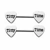 Promo ✔️ Titty Time Nipple Barbells - 14 Gauge 🤩 -Playboy Shop 03474871 a