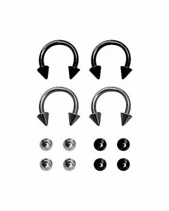 Best reviews of β€οΈ Black and Silver Horseshoe Rings 2 Pair - 12 Gauge π 9 Best reviews of β€οΈ Black and Silver Horseshoe Rings 2 Pair - 12 Gauge π -Playboy Shop 03479508 a