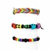 New ⭐ Multi-Pack Rainbow Skull Bracelets - 3 Pack ✔️ -Playboy Shop 03483021 a