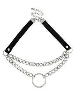 Buy 🔔 Chain Ring Choker Necklace 👍