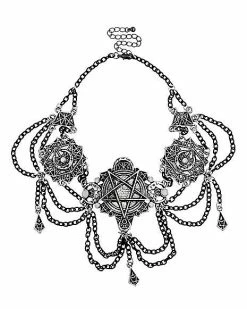 Best deal 🥰 Pentagram Dangle Choker Necklace 😀