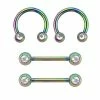 Top 10 🔥 Multi-Pack Nipple Barbells and Horseshoe Rings 4 Pack - 14 Gauge 🔔 -Playboy Shop 03483625 a