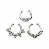 Deals ✨ Multi-Pack CZ Fake Septum Rings - 3 Pack 🛒 -Playboy Shop 03485562 a