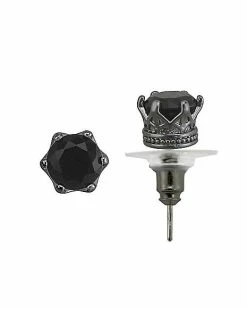 Top 10 π Black CZ Crown Stud Earrings - 20 Gauge π 13 Top 10 π Black CZ Crown Stud Earrings - 20 Gauge π -Playboy Shop 03485612 b