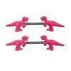 Top 10 π Glow In The Dark T. Rex Nipple Barbells - 14 Gauge π 1 Top 10 π Glow In The Dark T. Rex Nipple Barbells - 14 Gauge π -Playboy Shop 03487717 a