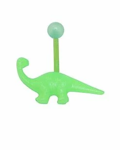 Outlet 🤩 Glow In The Dark Brontosaurus Belly Ring - 14 Gauge 🎉