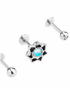 Buy ⭐ Multi-Pack Lotus Cartilage Earrings 3 Pack - 18 Gauge 💯 -Playboy Shop 03488749 c