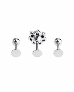 Buy ⭐ Multi-Pack Lotus Cartilage Earrings 3 Pack - 18 Gauge 💯 -Playboy Shop 03488749 d