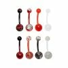 Budget 🤩 Multi-Pack Red CZ Belly Rings 8 Pack - 14 Gauge 👍