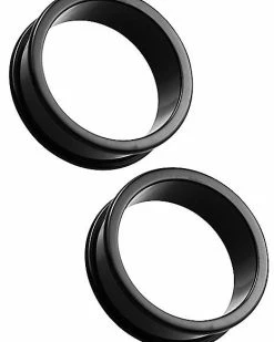 Best reviews of 💯 Black Tunnel Plugs 😉 -Playboy Shop 03491404 c