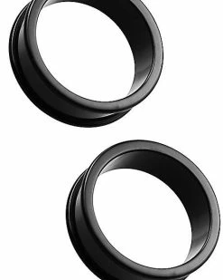 Best reviews of 💯 Black Tunnel Plugs 😉 -Playboy Shop 03491420 c