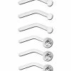 Top 10 🔥 Multi-Pack Bioflex CZ Stud Nose Rings 6 Pack - 20 Gauge 👍 -Playboy Shop 03495710 a