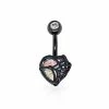 Discount π CZ Web Heart Belly Ring - 14 Gauge βοΈ 1 Discount π CZ Web Heart Belly Ring - 14 Gauge βοΈ -Playboy Shop 03501830 a