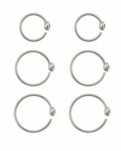 Coupon 🔔 CZ Multi-Size Hoop Nose Rings 6 Pack - 20 Gauge ❤️ 7 Coupon 🔔 CZ Multi-Size Hoop Nose Rings 6 Pack - 20 Gauge ❤️ -Playboy Shop 03504420 b