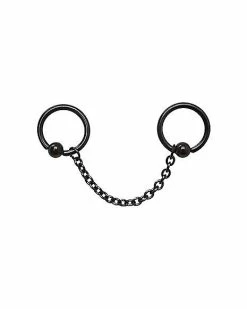 Wholesale 🛒 Hoop Chain Industrial Earring - 14 Gauge ⌛