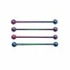 Brand new 😉 Multi-Pack Splatter Industrial Barbells 4 Pack - 14 Gauge 🌟 -Playboy Shop 03504495 a