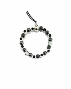 Buy π₯ White Evil Eye Beaded Bracelet π§¨