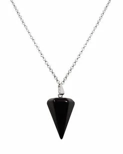 Outlet 😉 Onyx Pendulum Necklace 🧨