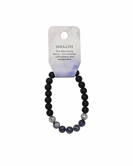 Budget 𧨠Sodalite Beaded Bracelet ⨠4 Budget 𧨠Sodalite Beaded Bracelet ⨠- Image 2