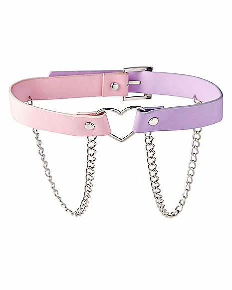 Cheapest βοΈ Two-Tone Heart Chain Choker Necklace π 3 Cheapest βοΈ Two-Tone Heart Chain Choker Necklace π