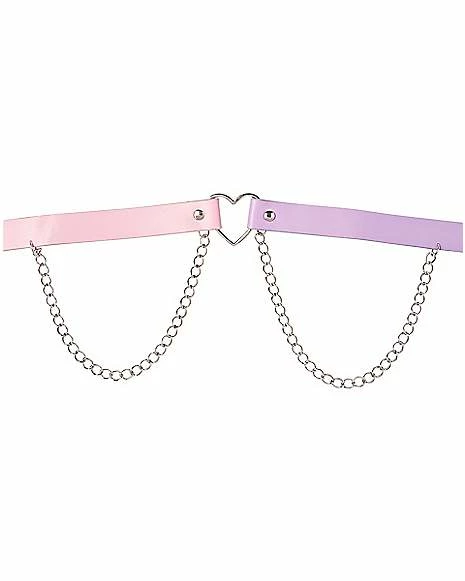 Cheapest βοΈ Two-Tone Heart Chain Choker Necklace π 4 Cheapest βοΈ Two-Tone Heart Chain Choker Necklace π - Image 2