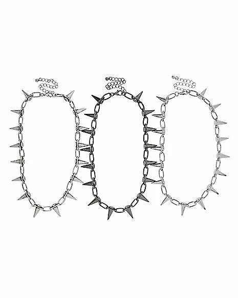Cheapest β Spiked Choker Necklace Set π₯ 3 Cheapest β Spiked Choker Necklace Set π₯